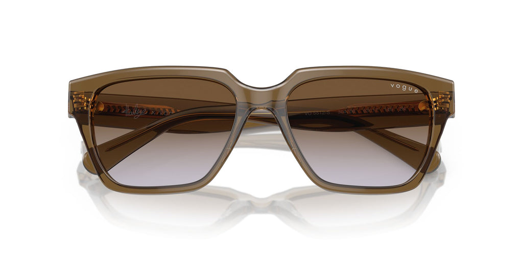 Vogue 0VO5512S 304768 53 Transparent Dark Khaki/ Violet Gradient Brown 53 / Polyamide / Acetate / Acetate