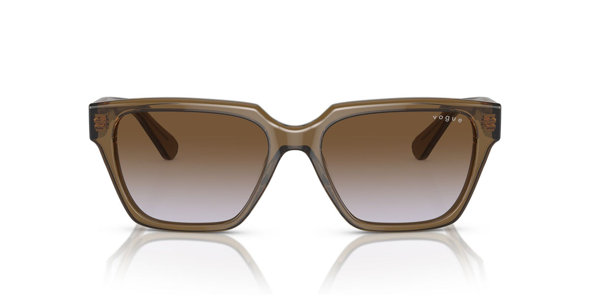 Vogue 0VO5512S 304768 53 Transparent Dark Khaki/ Violet Gradient Brown 53 / Polyamide / Acetate / Acetate