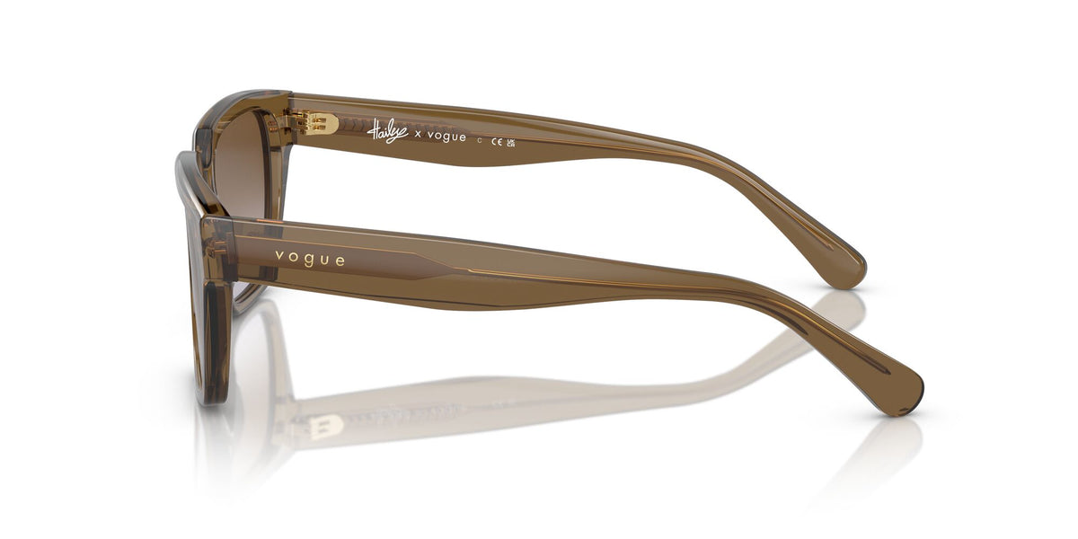 VO 5512S Vogue  Transparent Dark Khaki / Violet Gradient Brown 55 55 / Polyamide / Acetate / Acetate