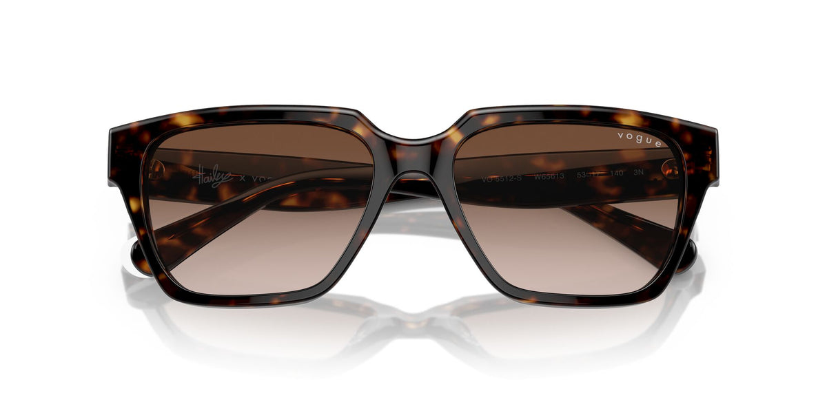 Vogue 0VO5512S W65613 53 Dark Havana/ Brown Gradient 53 / Polyamide / Acetate / Acetate