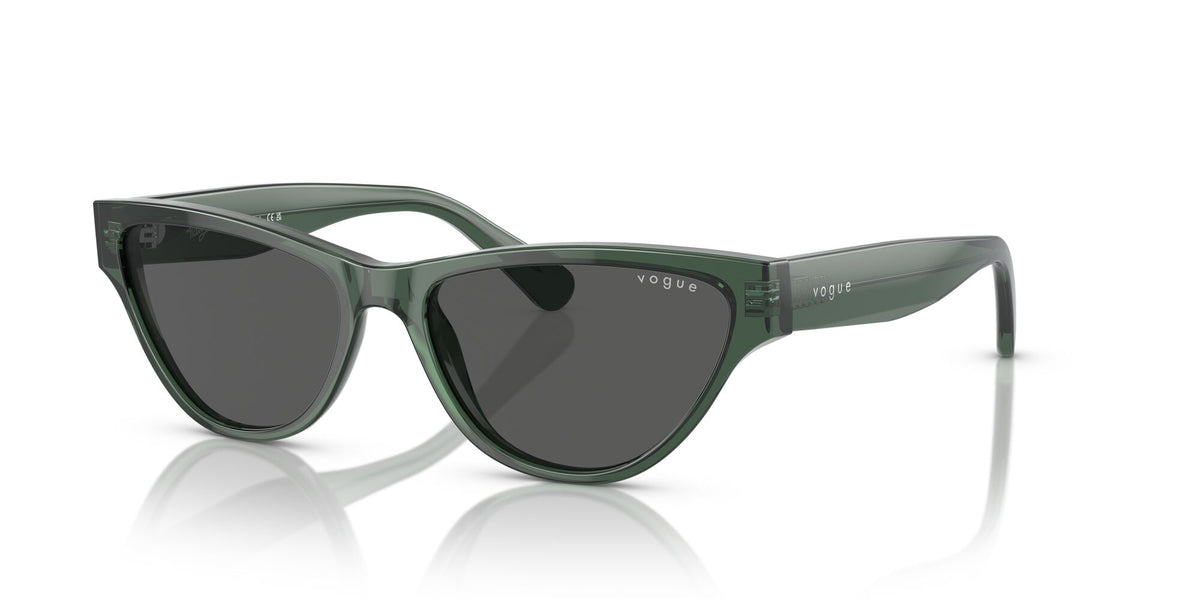 Vogue 0VO5513S 300487 55 Transparent Dark Green/ Dark Grey 55 / Polyamide / Acetate / Acetate