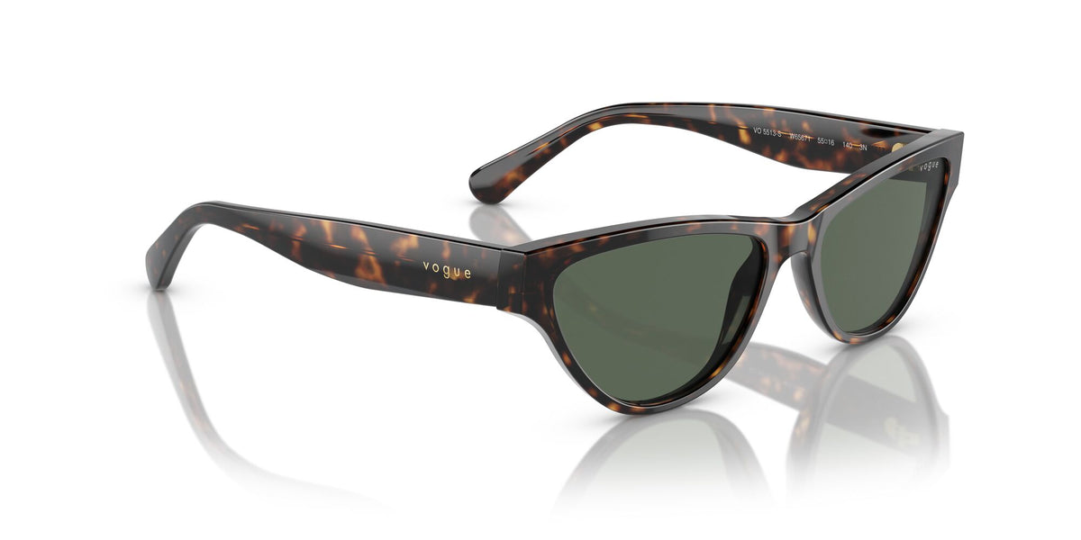 VO 5513S Vogue  Dark Havana / Dark Green 55 55 / Polyamide / Acetate / Acetate