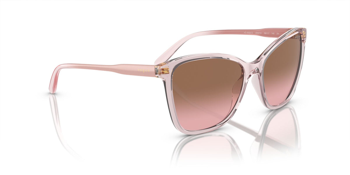 Vogue 0VO5520S 294214 56 Transparent Pink/ Pink Gradient Brown 56 / Polycarbonate / Nylon / Nylon
