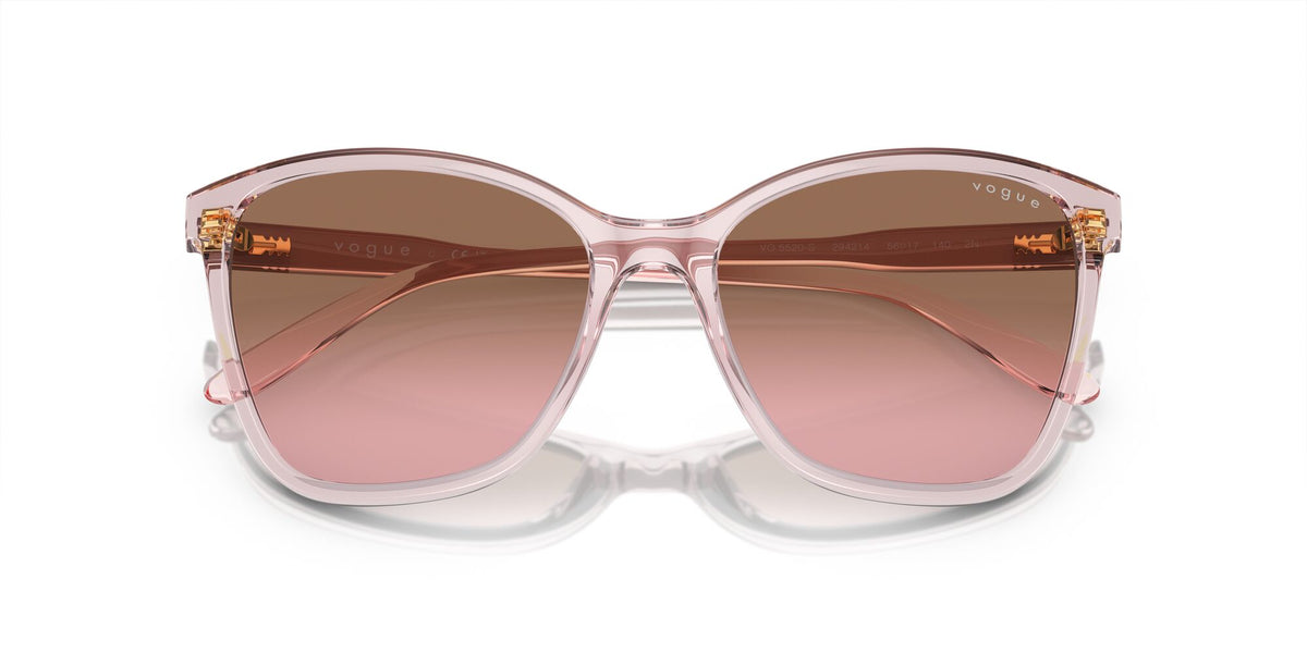 Vogue 0VO5520S 294214 56 Transparent Pink/ Pink Gradient Brown 56 / Polycarbonate / Nylon / Nylon