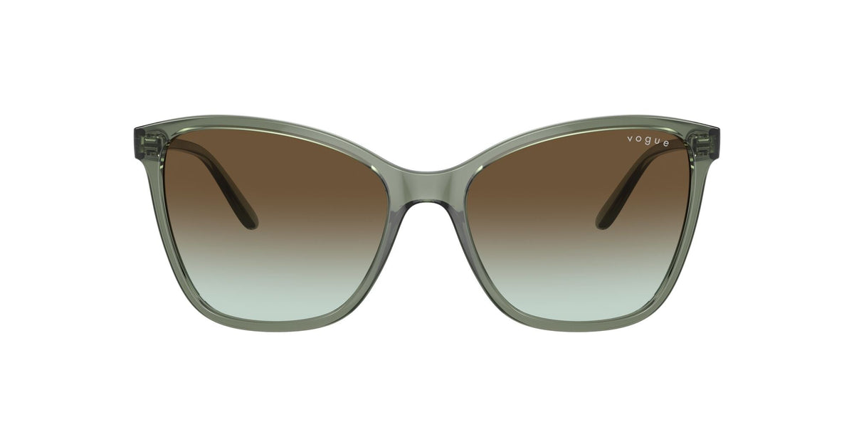 Vogue 0VO5520S 3086E8 56 Transparent Mallard Green/ Green Gradient Dark Brown - Blue Star Eyewear