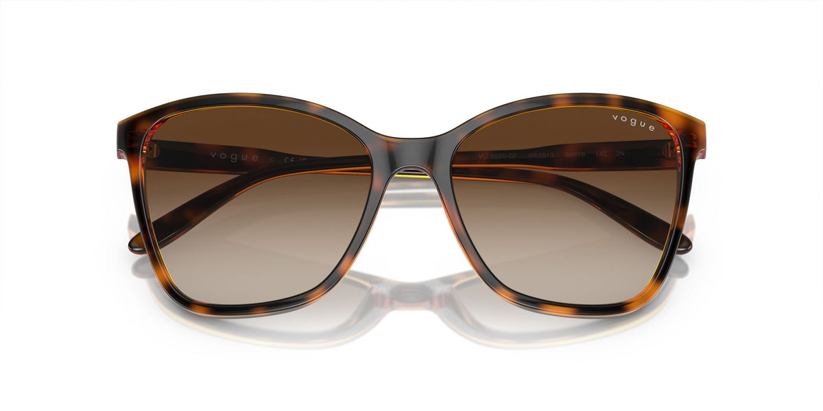 Vogue 0VO5520SF W65613 56 Dark Havana/ Brown Gradient