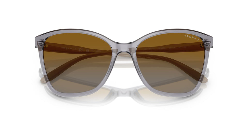 Vogue  0VO5520S 3099T5 56 Transparent Grey/ Grey Gradient Brown Polar