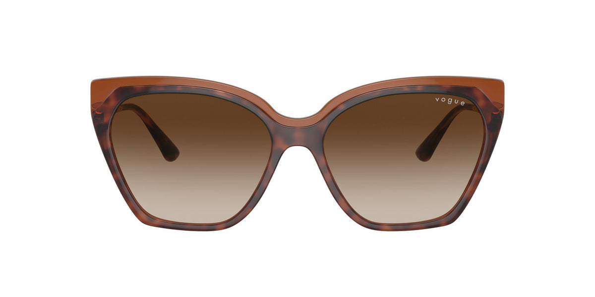 Vogue 0VO5521S 238613 57 Top Dark Havana/Light Brown/ Brown Gradient - Blue Star Eyewear
