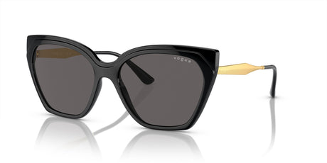 Vogue 0VO5521S W44/87 57 Black/ Black Smoke 57 / Polycarbonate / Injected / Metal