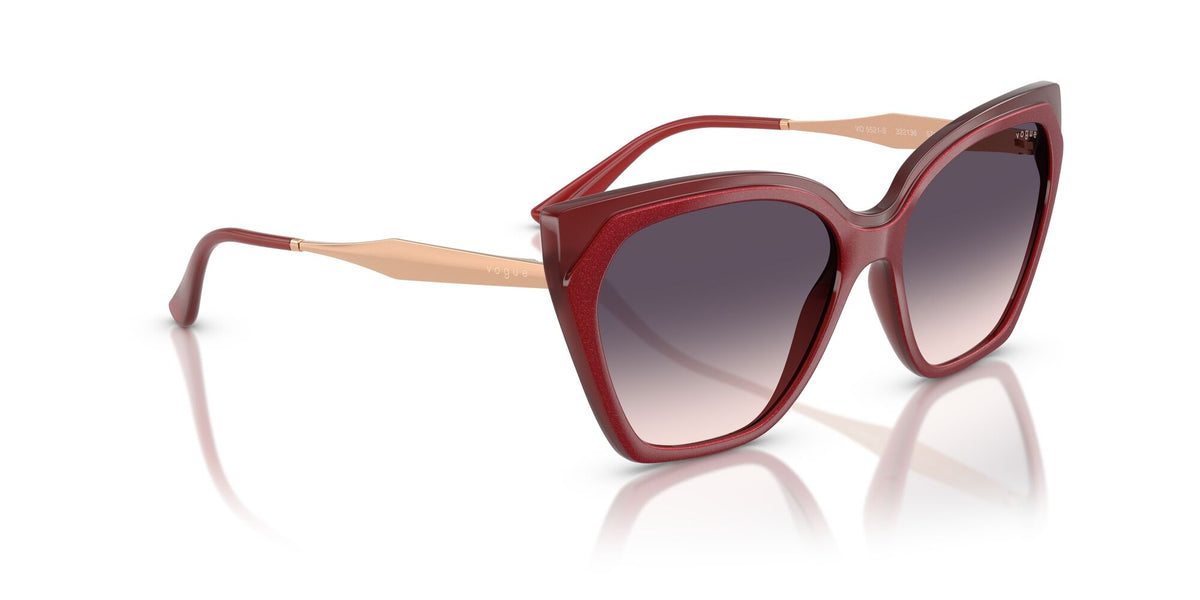 Vogue  VO5521S 322136 57 Top Red/Opal Red / Pink Gradient Dark Grey