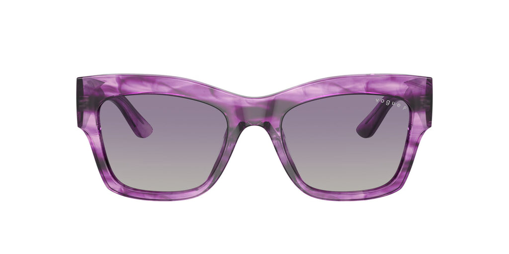 VO 5524S Vogue  Purple Havana / Grey Gradient Violet Polarised 54 54 / Cr39 / Acetate / Acetate