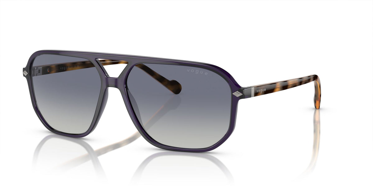 Vogue 0VO5531S 31114L 60 Transparent Dark Blue/ Grey Gradient Dark Blue 60 / Polycarbonate / Nylon / Metal