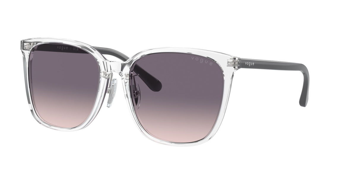 Vogue 0VO5537SD W74536 58 Transparent/ Pink Gradient Dark Violet