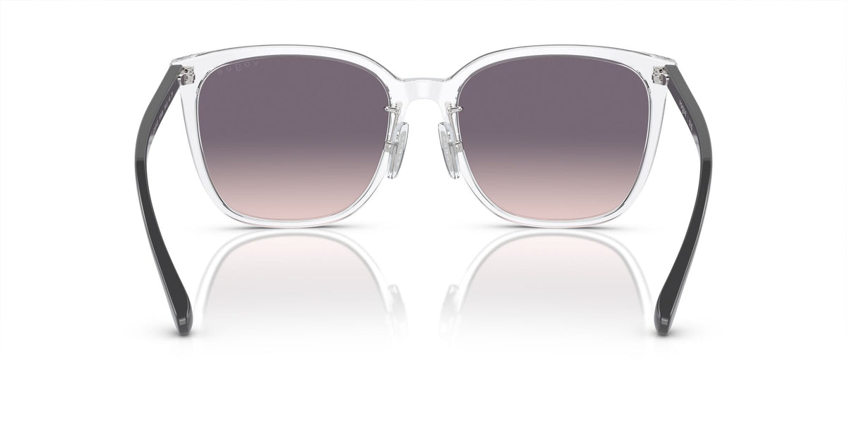 Vogue 0VO5537SD W74536 58 Transparent/ Pink Gradient Dark Violet