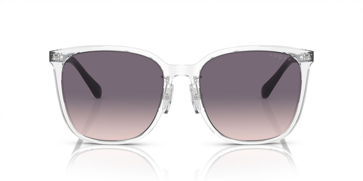 Vogue 0VO5537SD W74536 58 Transparent/ Pink Gradient Dark Violet