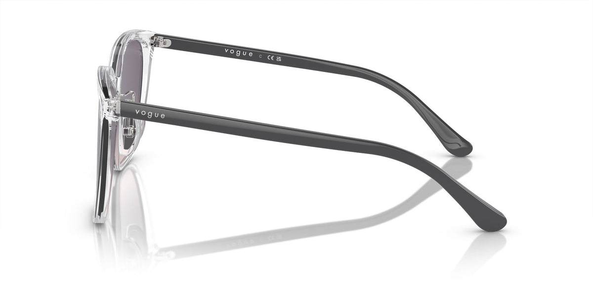 Vogue 0VO5537SD W74536 58 Transparent/ Pink Gradient Dark Violet