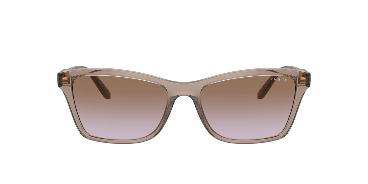 Vogue 0VO5551S 294068 54 Transparent Brown/ Violet Gradient Brown