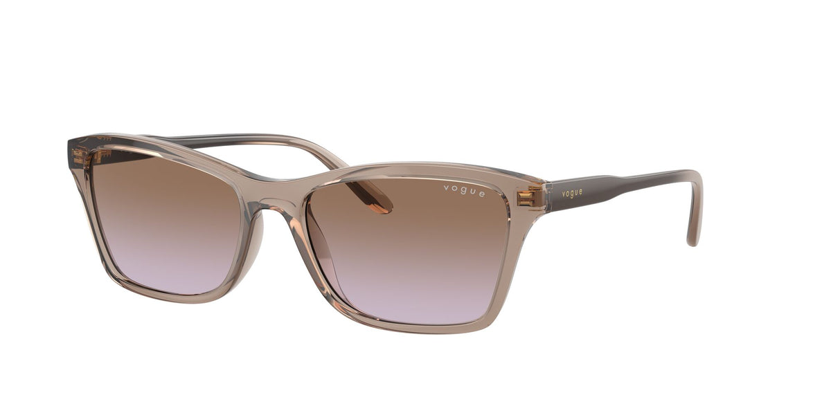 Vogue 0VO5551S 294068 54 Transparent Brown/ Violet Gradient Brown