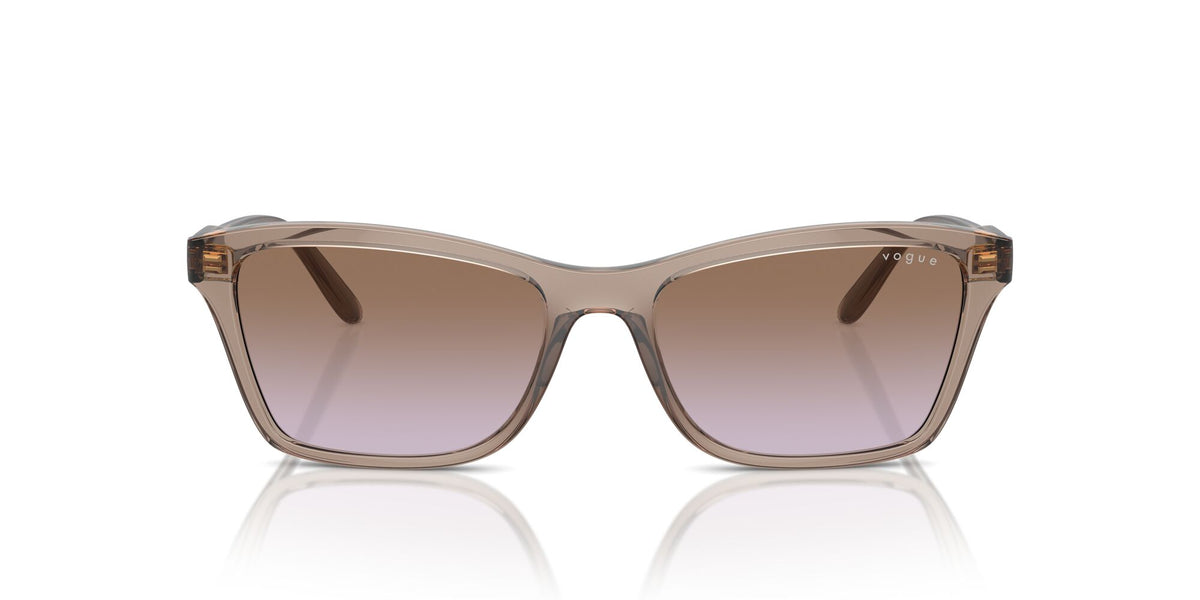 Vogue 0VO5551S 294068 54 Transparent Brown/ Violet Gradient Brown