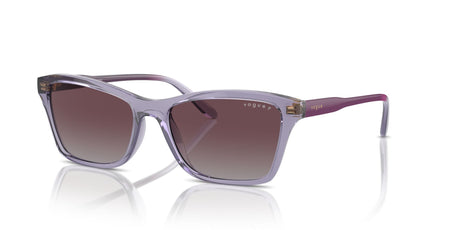 Vogue 0VO5551S 311862 54 Transparent Purple/ Grey Gradient Violet Polarised