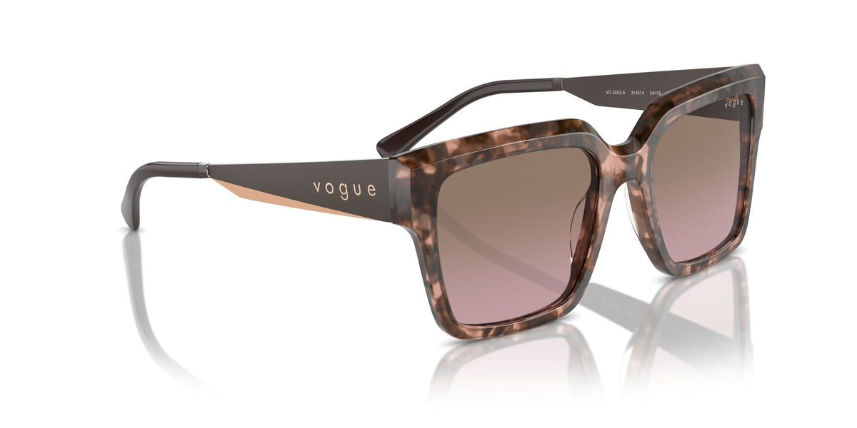 Vogue 0VO5553S 314514 54 Rose Tortoise/ Pink Gradient Brown