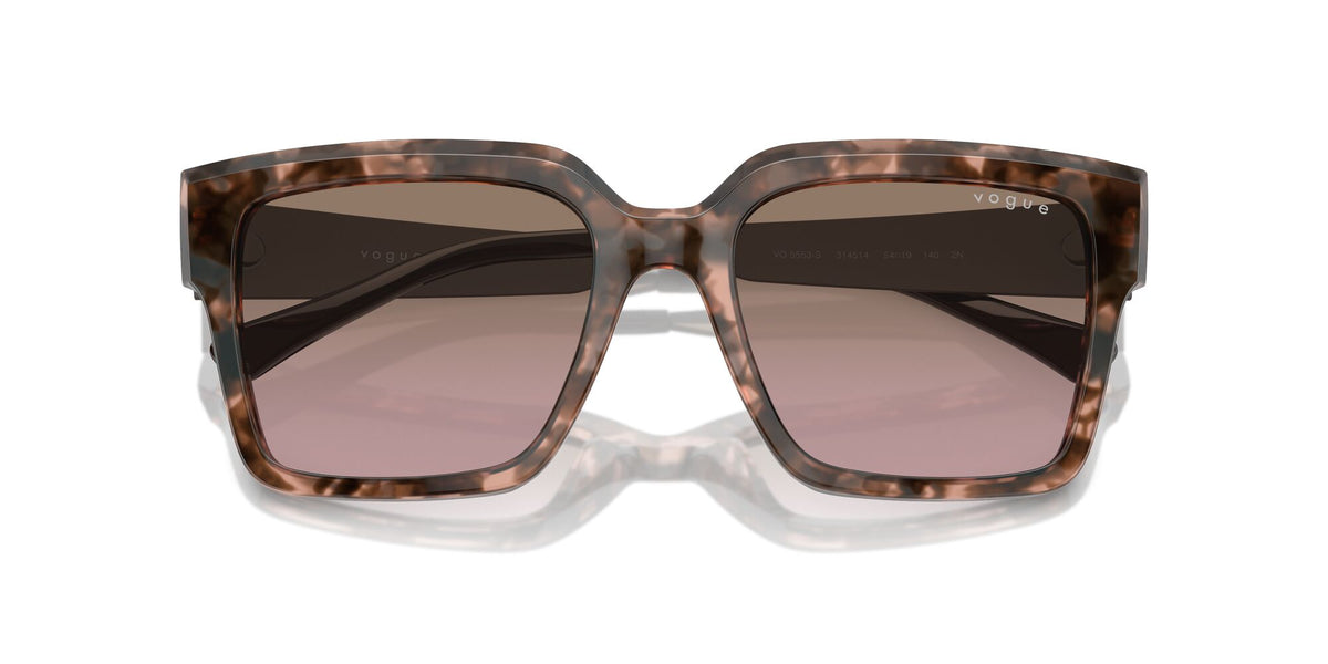 Vogue 0VO5553S 314514 54 Rose Tortoise/ Pink Gradient Brown