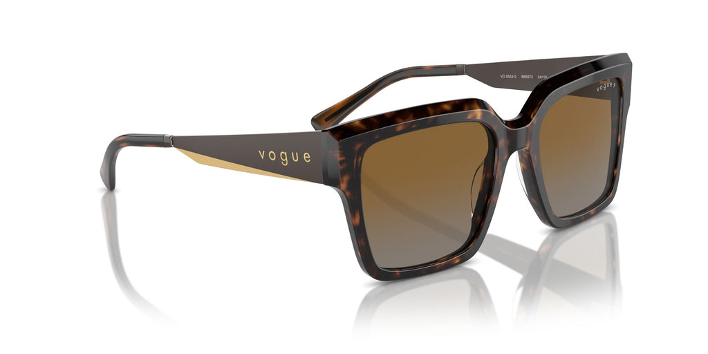 Vogue 0VO5553S W656T5 54 Dark Havana/ Gradient Brown Polarised