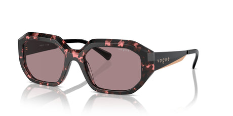 Vogue 0VO5554S 31487N 54 Red Tortoise/ Light Purple Brown