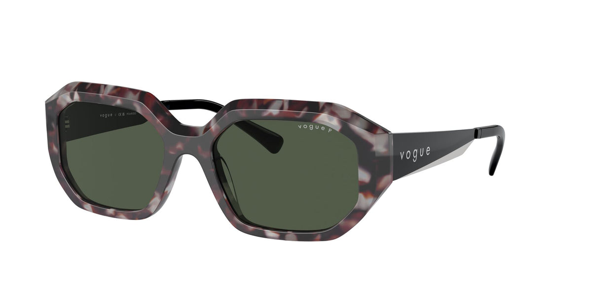 Vogue 0VO5554S 31499A 54 Grey Tortoise/ Dark Green Polarised