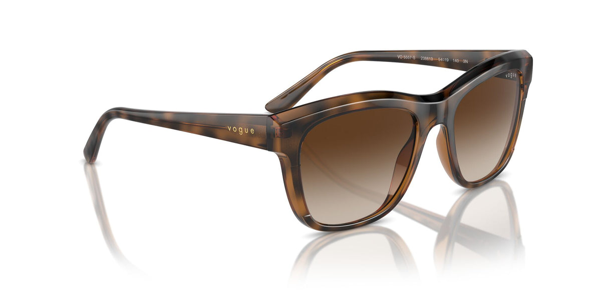 Vogue 0VO5557S 238613 54 Top Dark Havana/Light Brown/ Brown Gradient