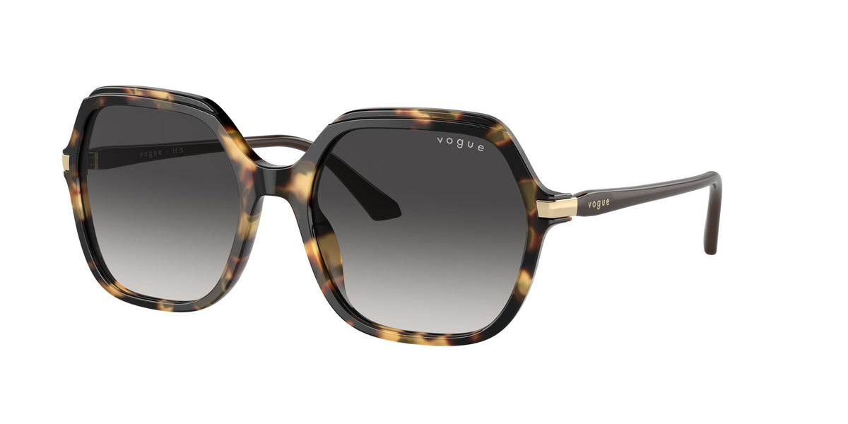 Vogue 0VO5561S 26058G 56 Yellow Tortoise/ Grey Gradient Black