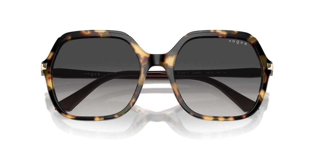 Vogue 0VO5561S 26058G 56 Yellow Tortoise/ Grey Gradient Black