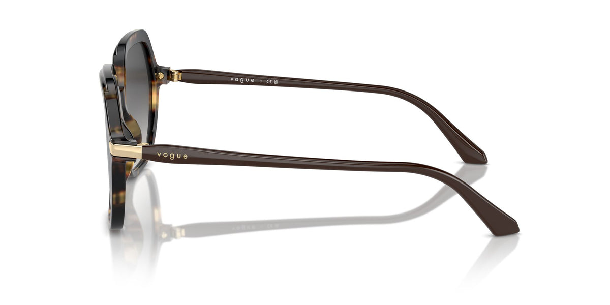 Vogue 0VO5561S 26058G 56 Yellow Tortoise/ Grey Gradient Black
