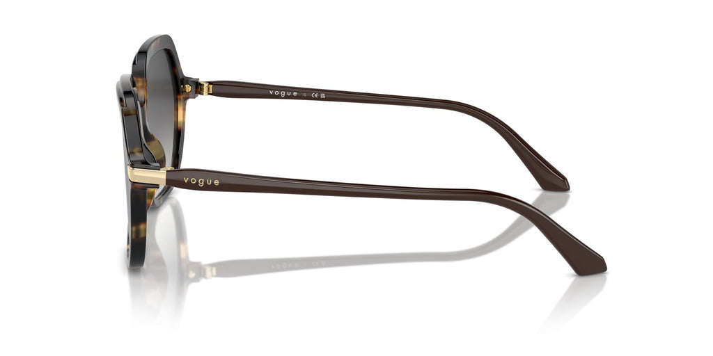 Vogue 0VO5561S 26058G 56 Yellow Tortoise/ Grey Gradient Black