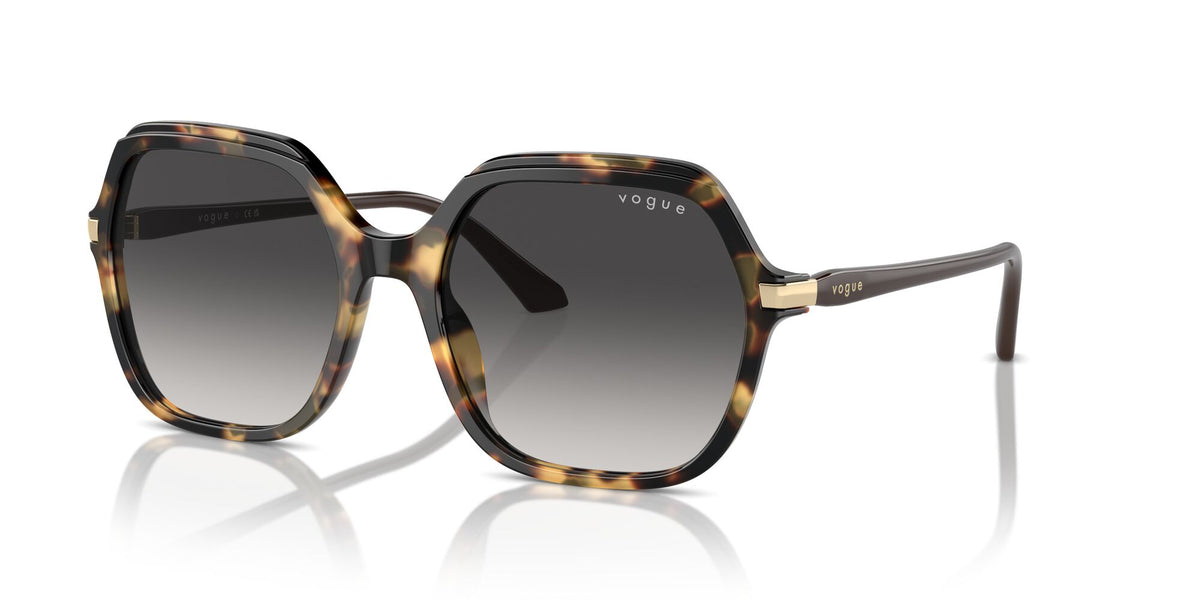 Vogue 0VO5561S 26058G 56 Yellow Tortoise/ Grey Gradient Black