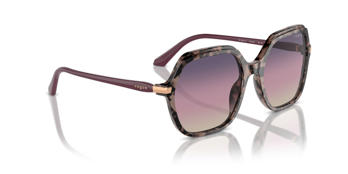 Vogue 0VO5561S 3150U6 56 Pink Tortoise/ Gradient Brown/Violet/Blue