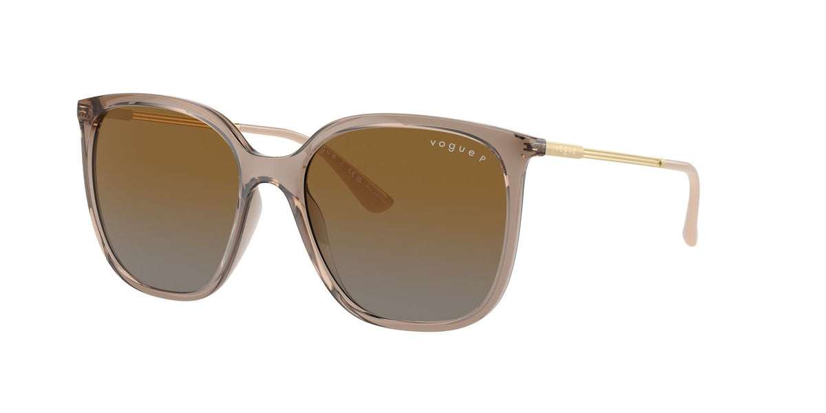 Vogue 0VO5564S 2940T5 54 Transparent Brown/ Grey Gradient Brown Polarised