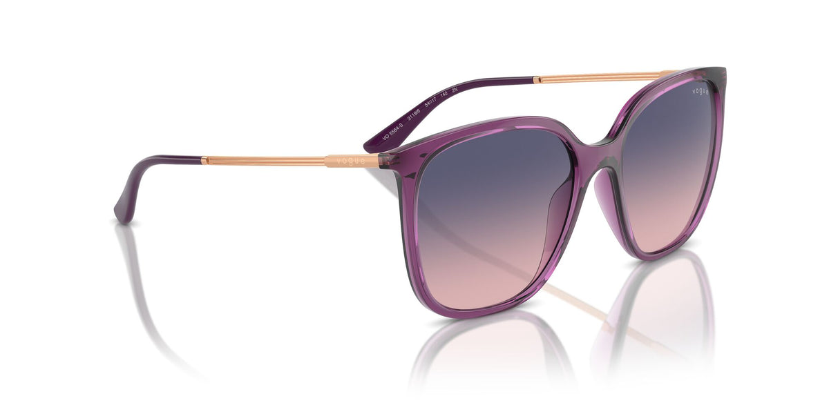 Vogue 0VO5564S 3119I6 54 Transparent Violet/ Pink Gradient Blue