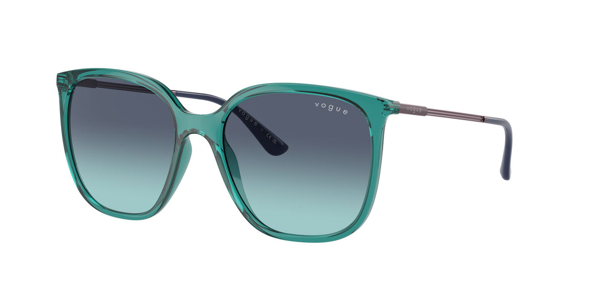 Vogue 0VO5564S 31204S 54 Transparent Petroleum/ Azure Gradient Dark Blue