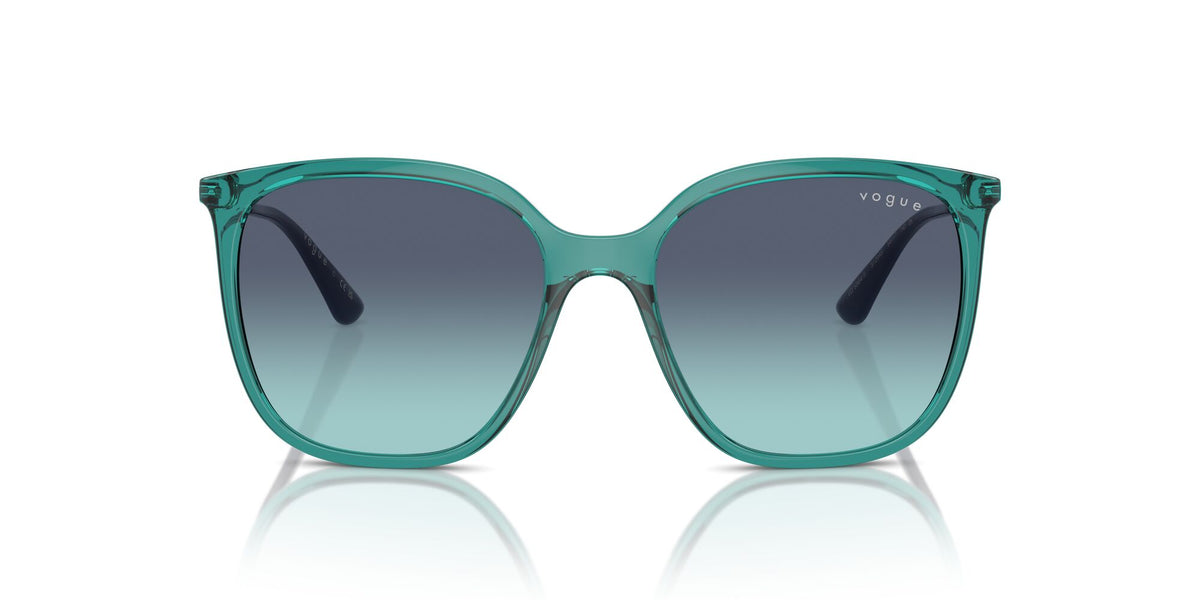 Vogue 0VO5564S 31204S 54 Transparent Petroleum/ Azure Gradient Dark Blue