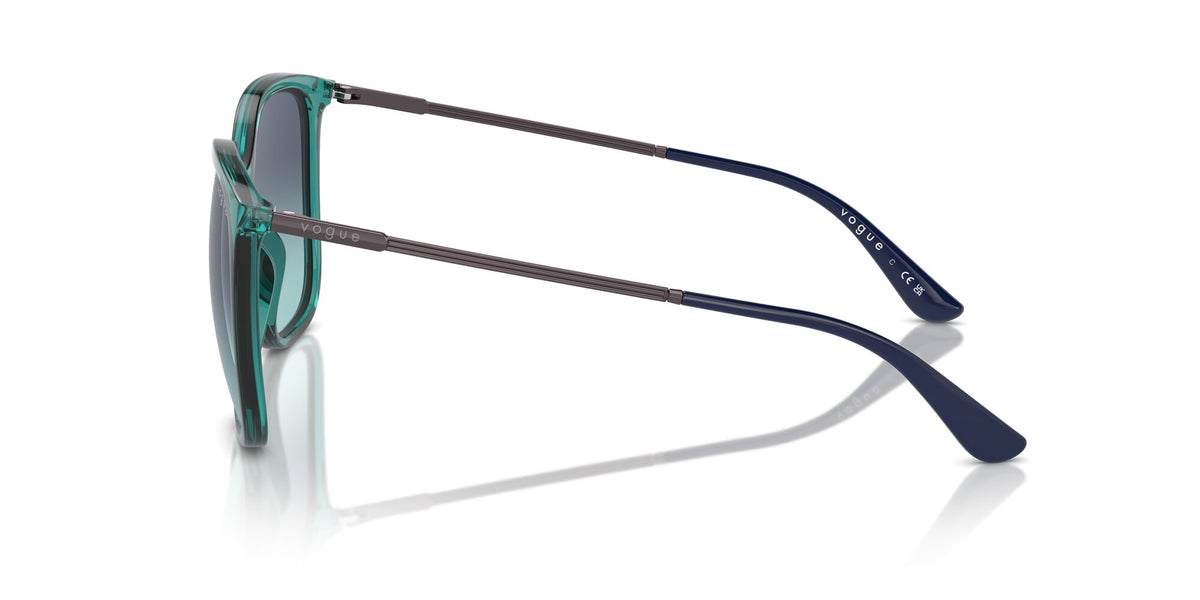 Vogue 0VO5564S 31204S 54 Transparent Petroleum/ Azure Gradient Dark Blue