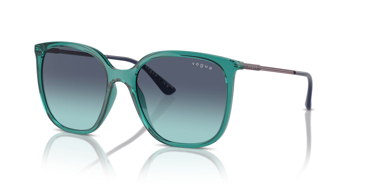 Vogue 0VO5564S 31204S 54 Transparent Petroleum/ Azure Gradient Dark Blue