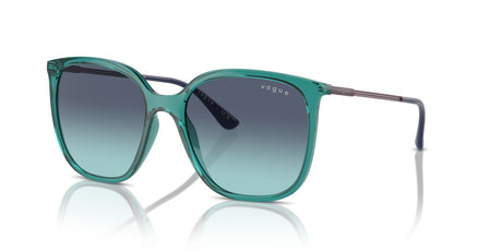 Vogue 0VO5564S 31204S 54 Transparent Petroleum/ Azure Gradient Dark Blue