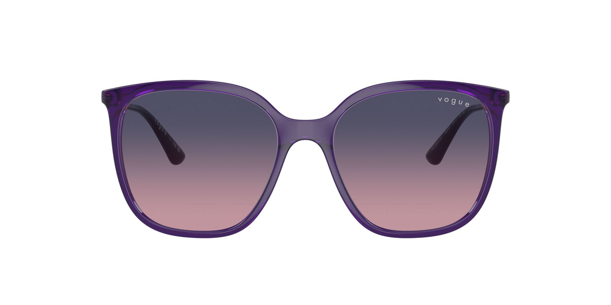 Vogue 0VO5564SF 1647I6 54 Transparent Violet/ Pink Gradient Blue