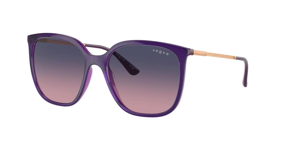 Vogue 0VO5564SF 1647I6 54 Transparent Violet/ Pink Gradient Blue