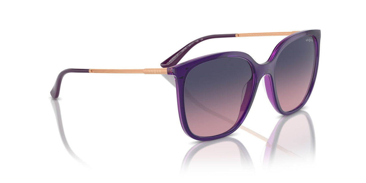Vogue 0VO5564SF 1647I6 54 Transparent Violet/ Pink Gradient Blue