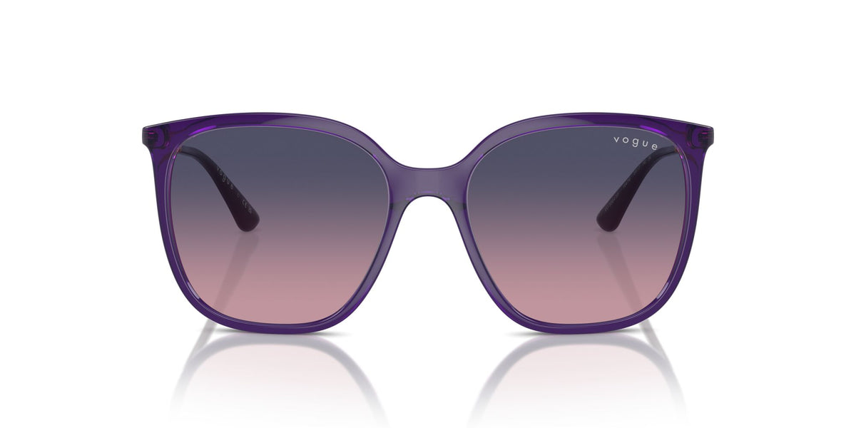 Vogue 0VO5564SF 1647I6 54 Transparent Violet/ Pink Gradient Blue