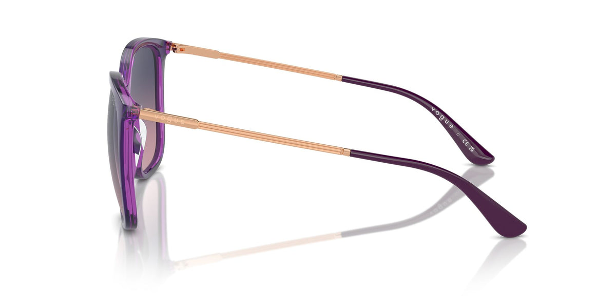 Vogue 0VO5564SF 1647I6 54 Transparent Violet/ Pink Gradient Blue