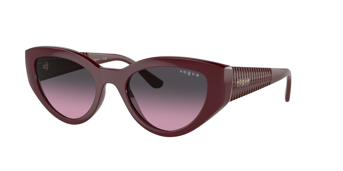 Vogue 0VO5566S 304890 52 Full Bordeaux/ Violet Gradient Grey
