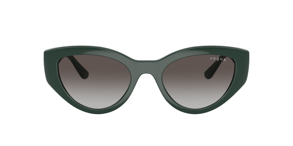 Vogue 0VO5566S 31228G 52 Full Dark Green/ Grey Gradient Black